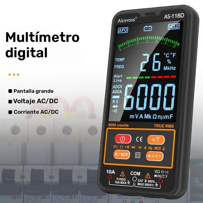 Multímetro Digital Automotriz - Diagnóstico Profesional para Tu Vehículo